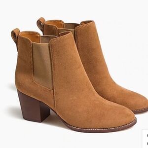 J. Crew Factory Rory microsuede heeled boots Item AR845
